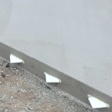 concrete slab with poly dowel