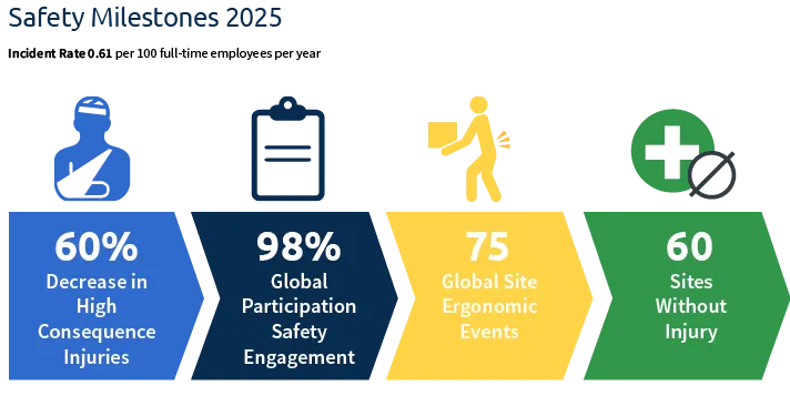 2025 safety milestones